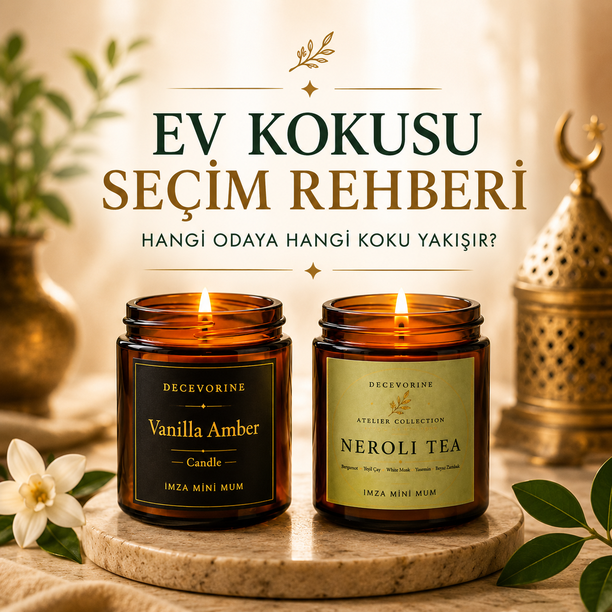 Ev Kokusu Seçim Rehberi: Hangi Odaya Hangi Koku Yakışır?