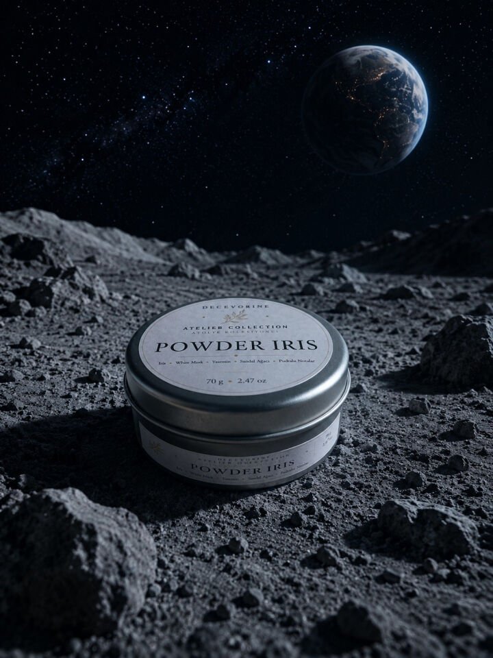 Decevorine Powder Iris Premium Mum – İris Yasemin ve Sandal Ağacı Notaları