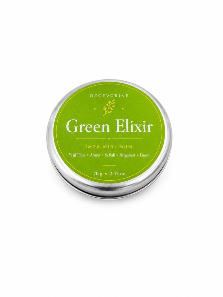 Dinamik ve Enerjik Ambiyans Yaratan Decevorine Green Elixir Premium Mum