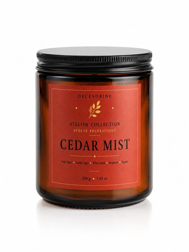 Decevorine Cedar Mist Premium Mum – Derin & Sofistike Seri