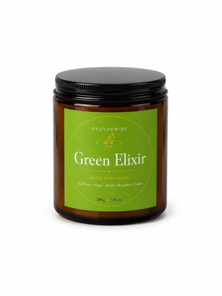 Decevorine Green Elixir Premium Mum – Ferah & Canlandırıcı Seri
