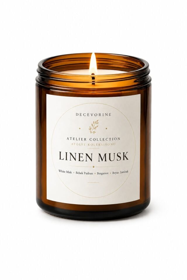 Decevorine Linen Musk Premium Mum – Temiz & Zarif Seri