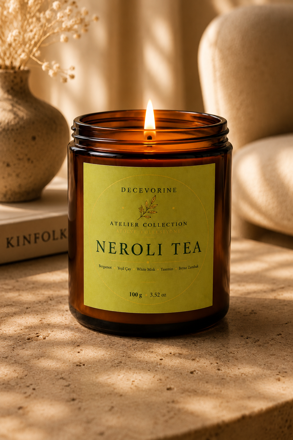 Decevorine Neroli Tea Premium Mum – Aydınlık & Rafine Seri