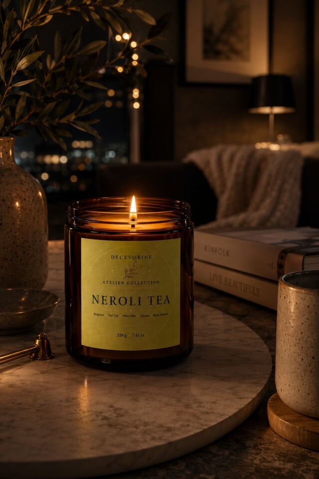 Decevorine Neroli Tea Premium Mum – Aydınlık & Rafine Seri