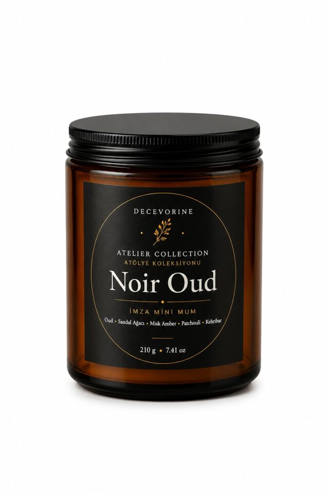 Decevorine Noir Oud Premium Mum – Gizemli & Yoğun Seri
