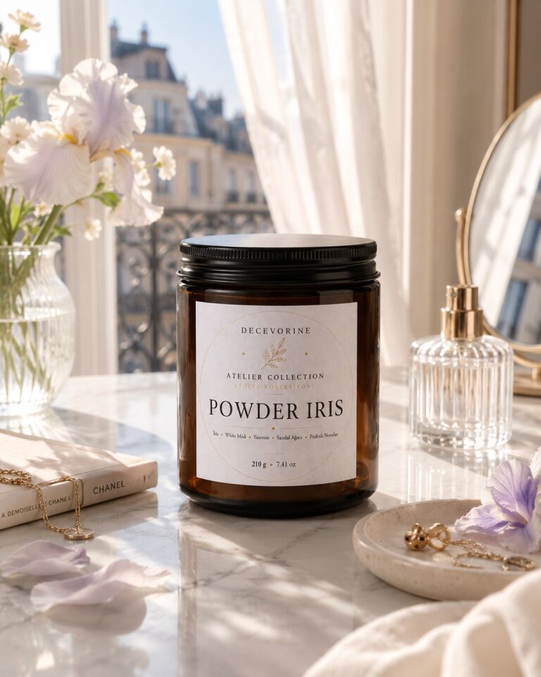 Decevorine Powder Iris Premium Mum – Yumuşak & Zarif Seri