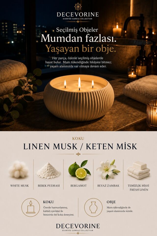 Decevorine Linen Musk Seçilmiş Objeler Koleksiyonu
