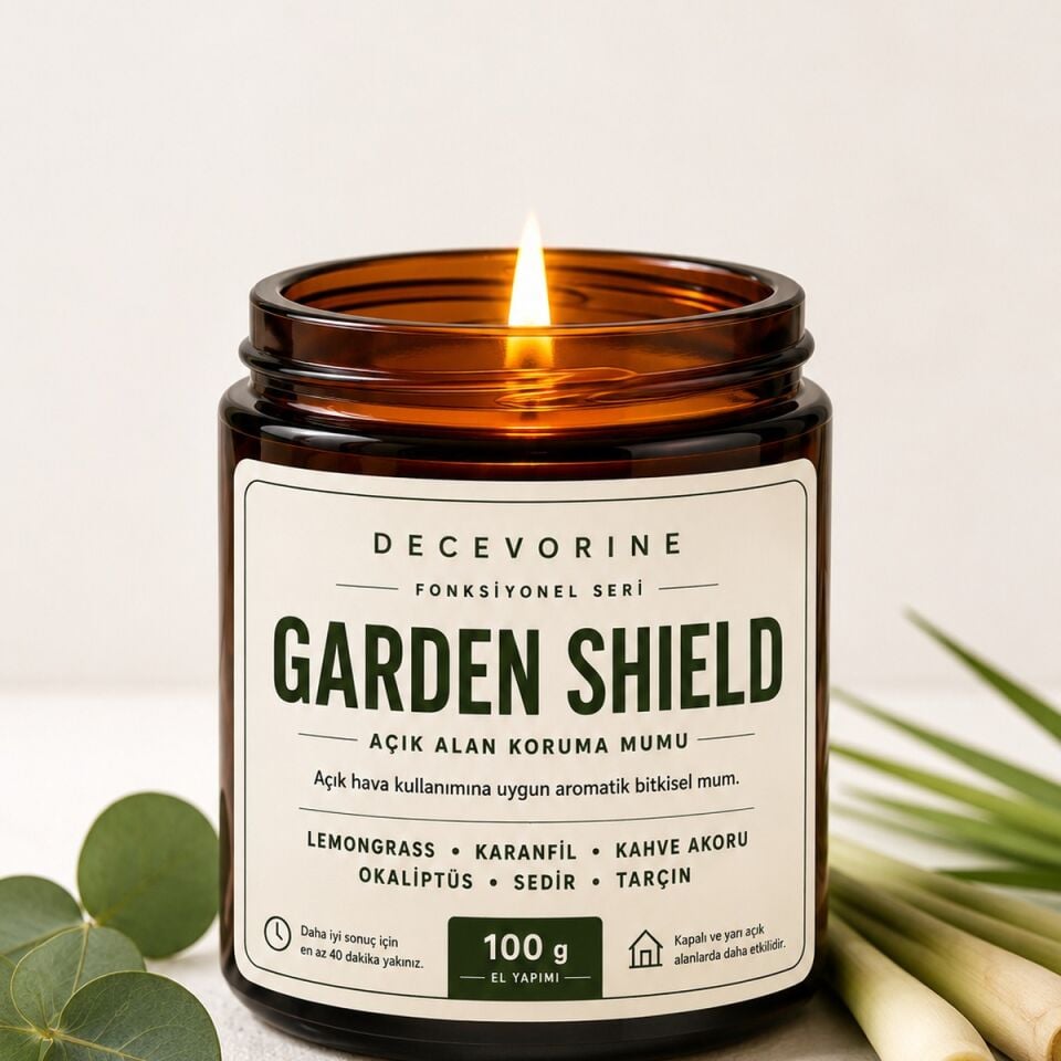 Garden Shield ; Arıların sevmediği kokulardan  Açık Alan Koruma Mumu 100 Gr