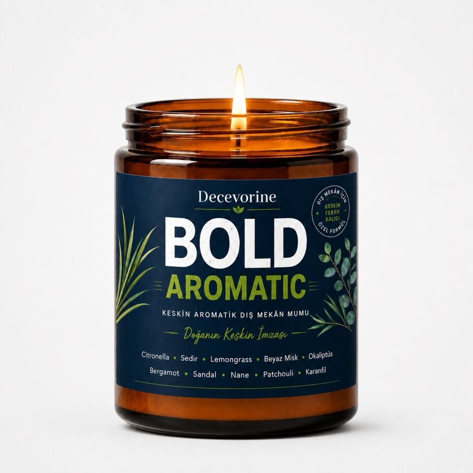 Bold Aromatic – Keskin Aromatik Dış Mekân Mumu 210 Gr