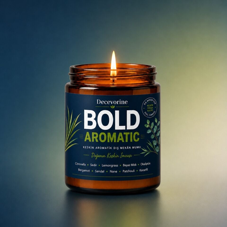 Bold Aromatic – Keskin Aromatik Dış Mekân Mumu 210 Gr